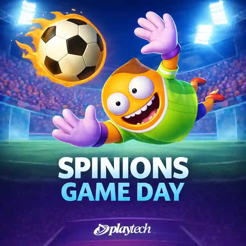 Spinions Game Day Casino Slot Game Interface